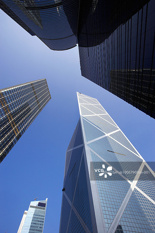 中国香港长江中心和中国银行大厦图片素材