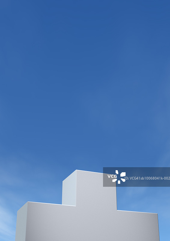 蓝天下的获胜者领奖台图片素材