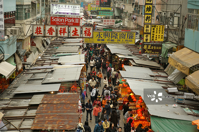 中国香港旺角街市图片素材