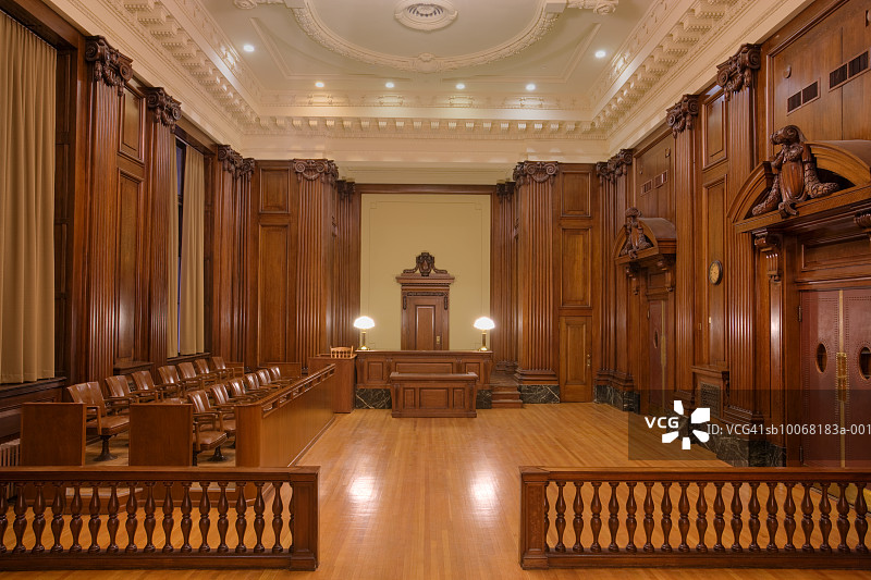 法庭内部图片素材
