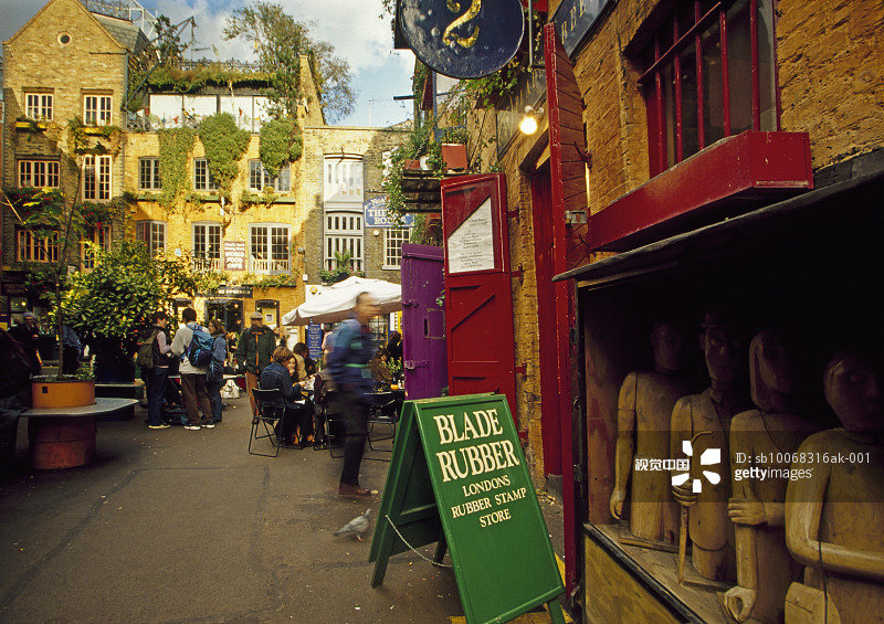 英国伦敦西区尼尔的庭院图片素材