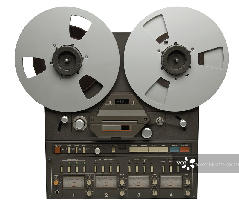 卷盘式磁带录音机图片素材