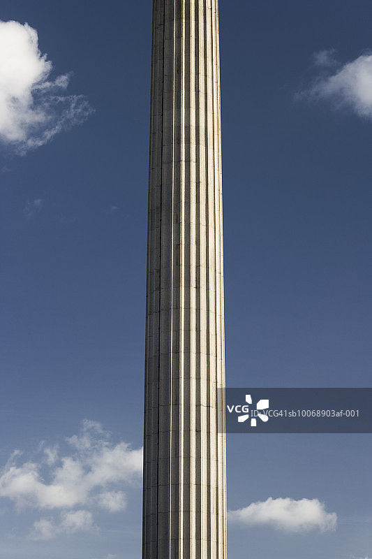 英国伦敦特拉法加广场的纳尔逊纪念柱特写图片素材