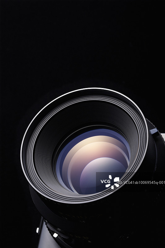 中画幅相机镜头特写图片素材