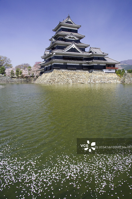 日本，长野，松本市，松本城图片素材