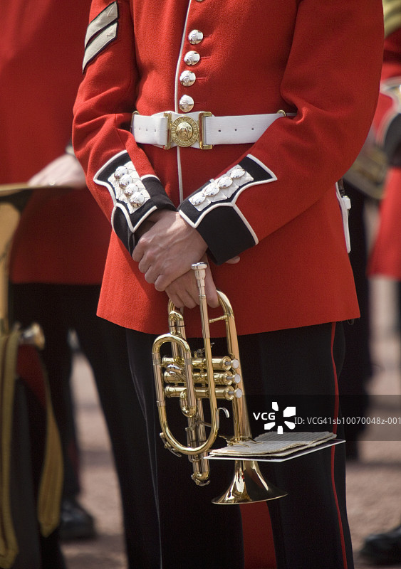 英国伦敦白金汉花园卫兵图片素材