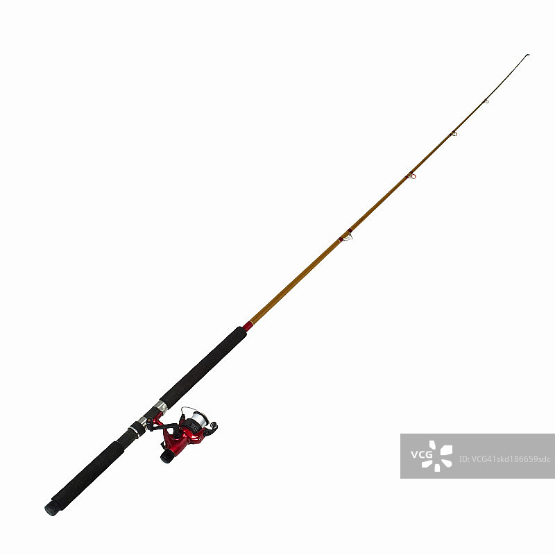 钓鱼竿特写图片素材