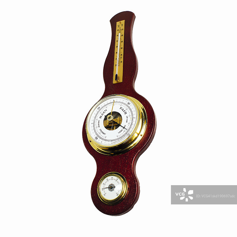 气压计的鸟瞰图图片素材