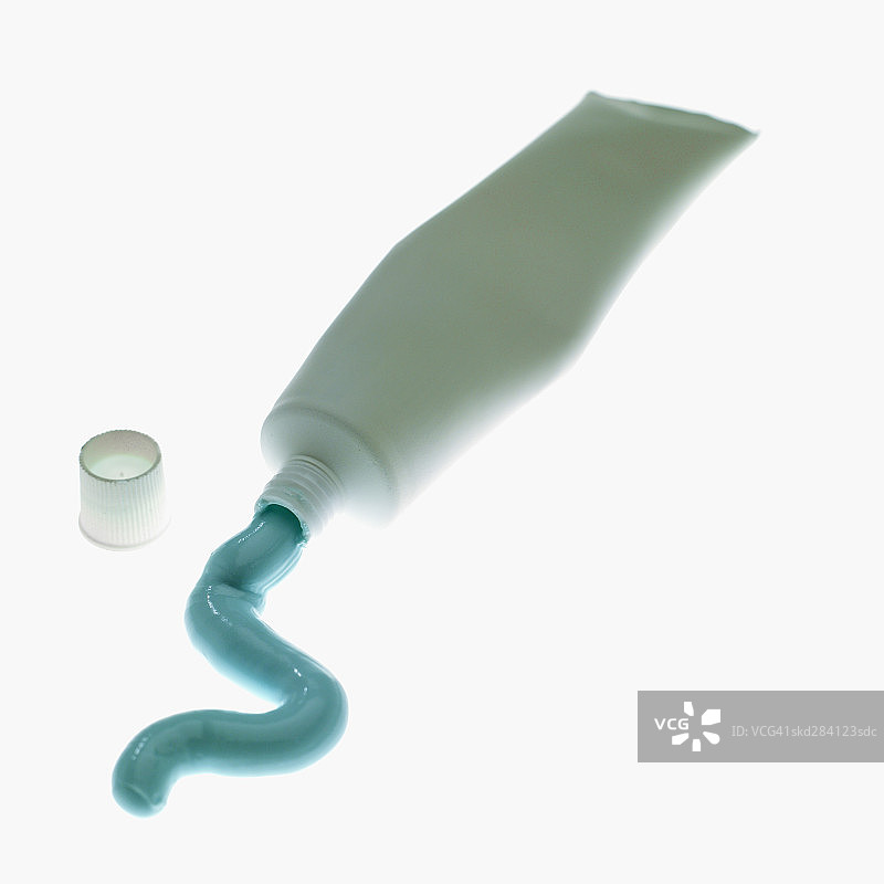 牙膏管特写图片素材