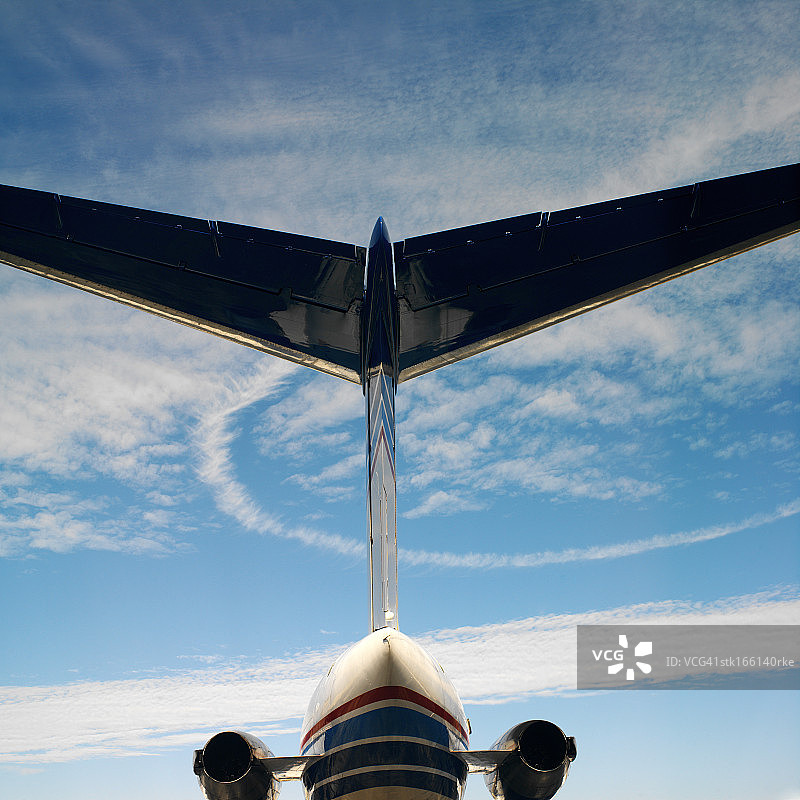 飞机的尾部图片素材