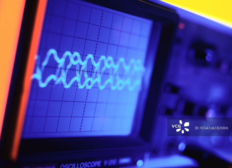 电子测量设备钨特写图片素材