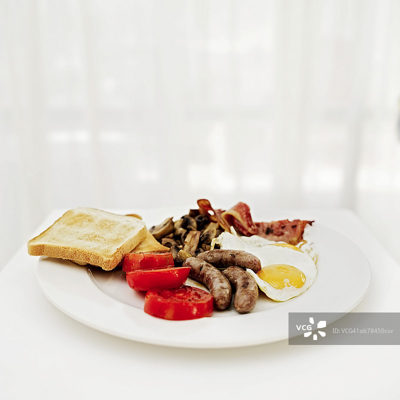 欧式早餐特写图片素材