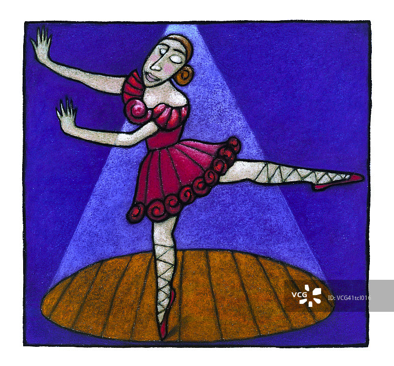 芭蕾舞女演员图片素材