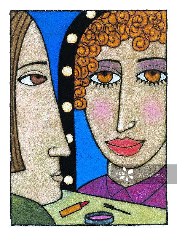 化妆镜图片素材