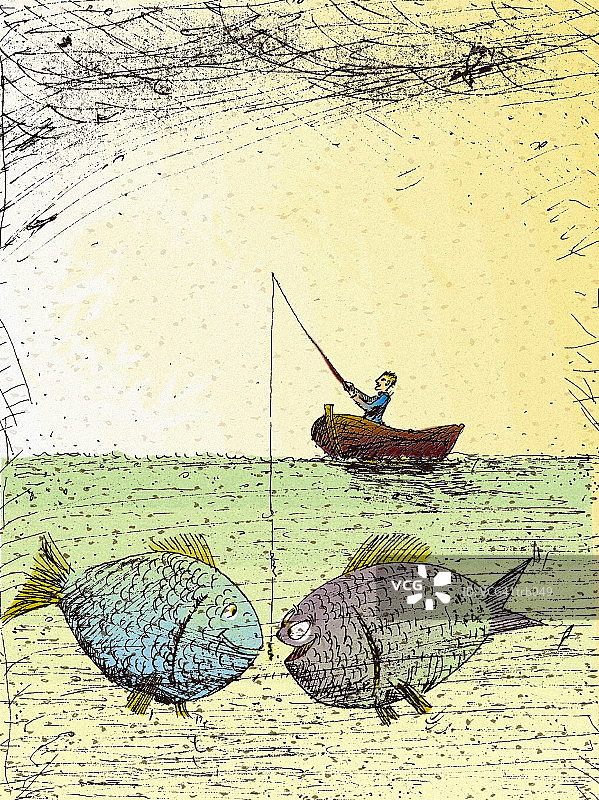 钓大鱼图片素材