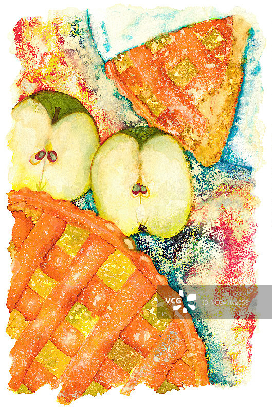 苹果派图片素材