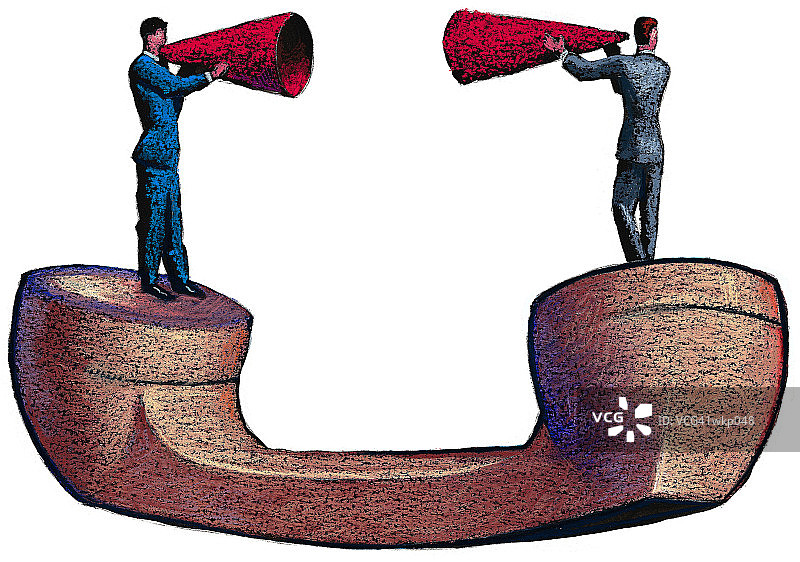 喇叭和电话图片素材