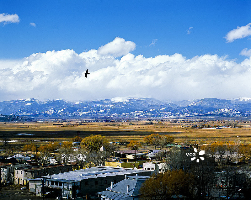 美国科罗拉多州圣路易斯古镇图片素材