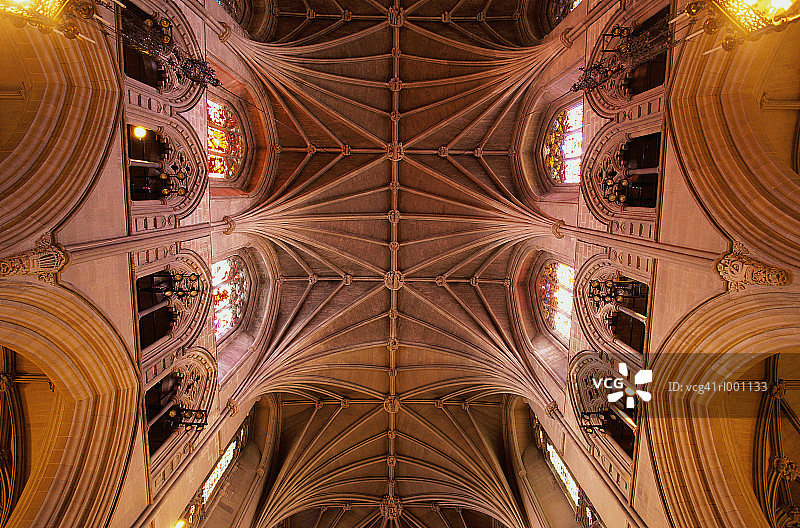 国家大教堂的天花板图片素材