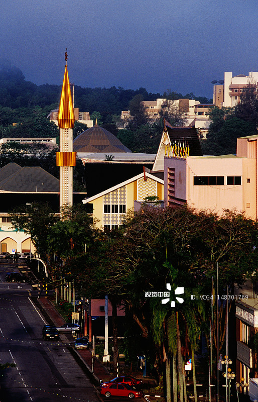 伊丽莎白二世岛上的政府大楼图片素材