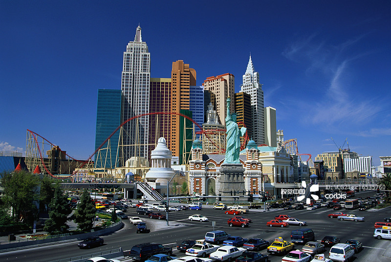 纽约-纽约酒店及赌场图片素材