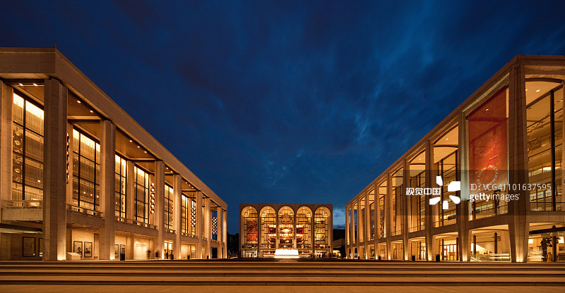 林肯中心和大都会歌剧院图片素材