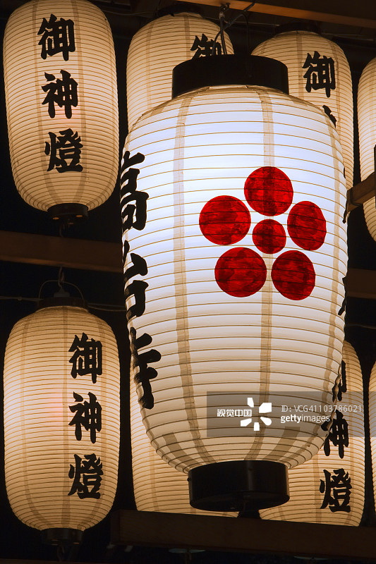高台寺的灯笼图片素材
