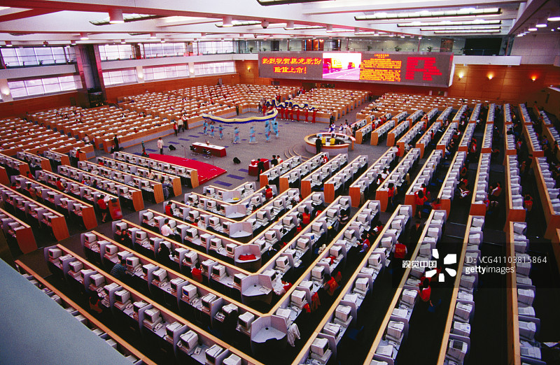 上海证券交易所内部图片素材