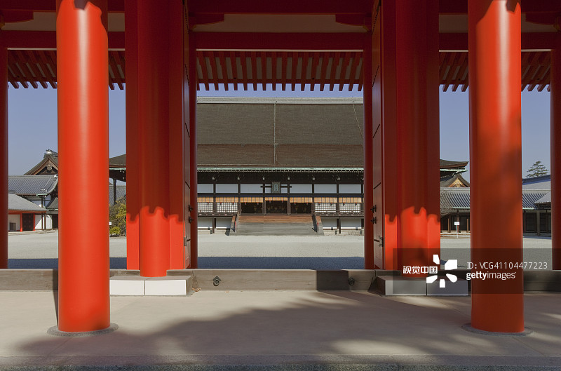 京都御所庭院景观图片素材