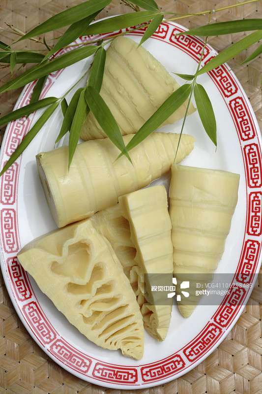 竹笋拼盘图片素材