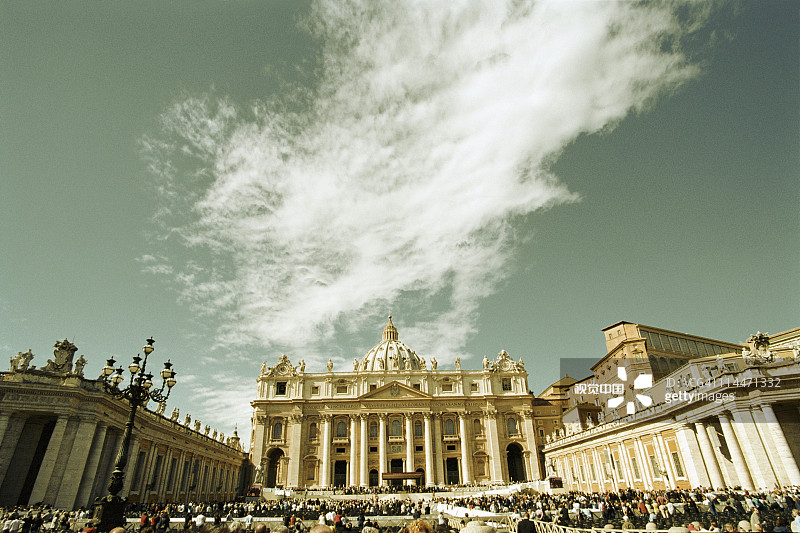 圣彼得广场，若望·保禄二世时期图片素材