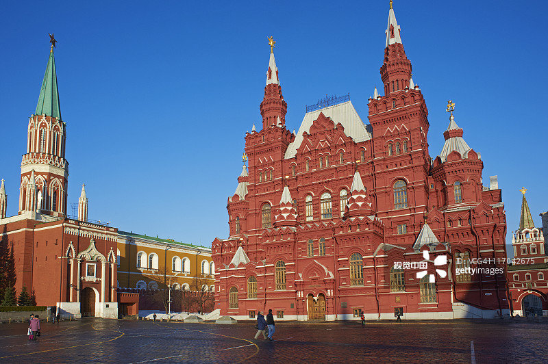 俄罗斯莫斯科红场历史博物馆图片素材