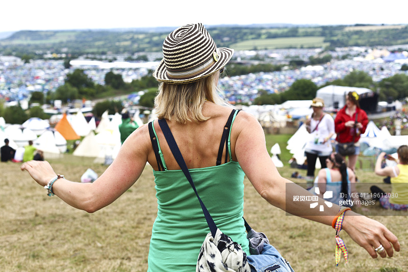2011年格拉斯顿伯里音乐节图片素材