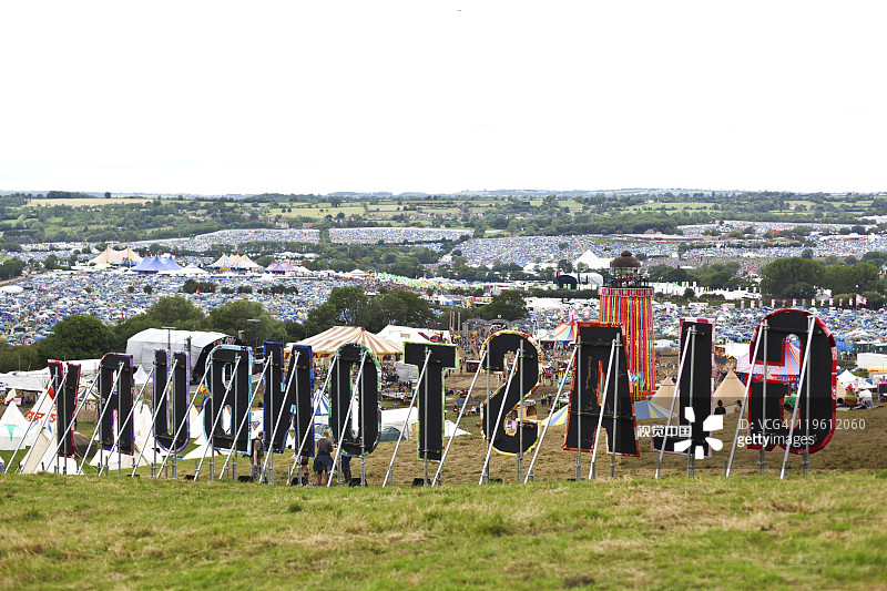 2011年格拉斯顿伯里音乐节图片素材