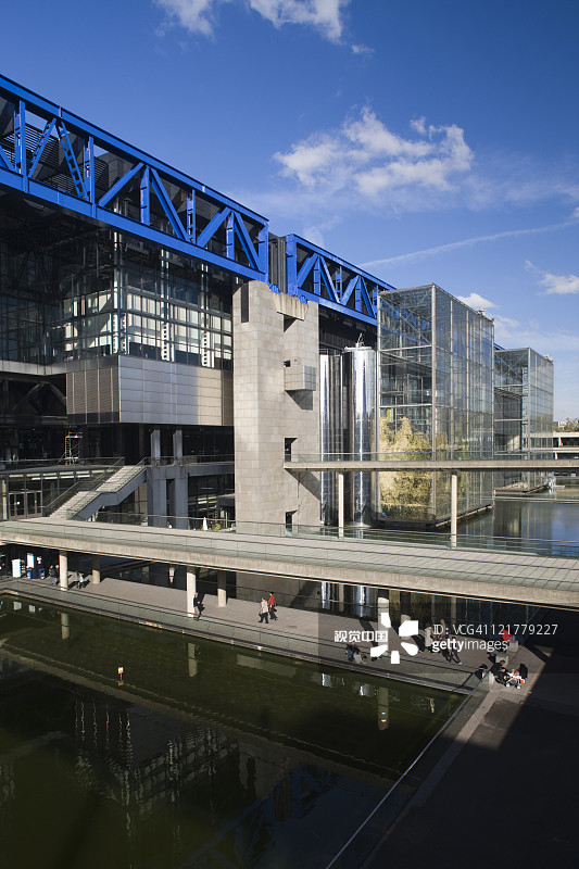 法国巴黎维莱特公园科学工业城博物馆图片素材