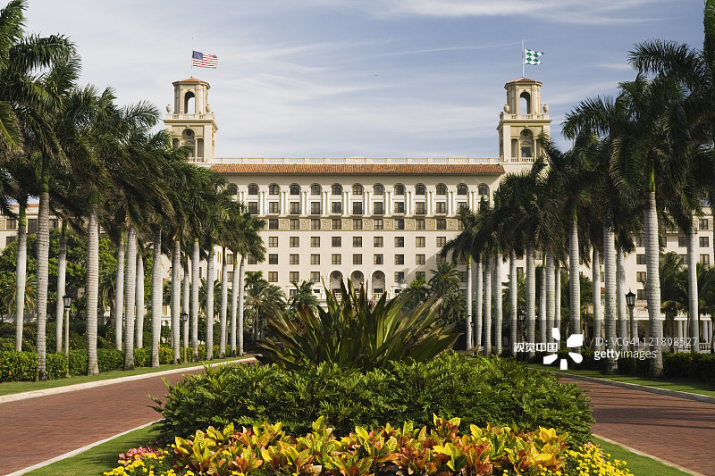 棕榈滩的布雷克斯酒店（建于1925年）图片素材