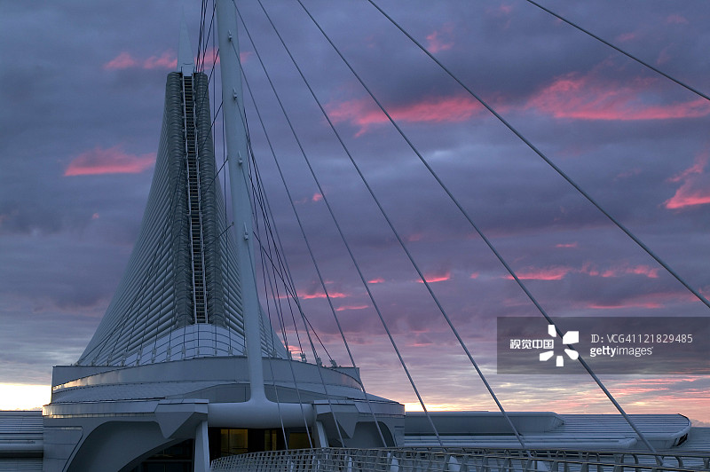 威斯康星州密尔沃基艺术博物馆新馆图片素材