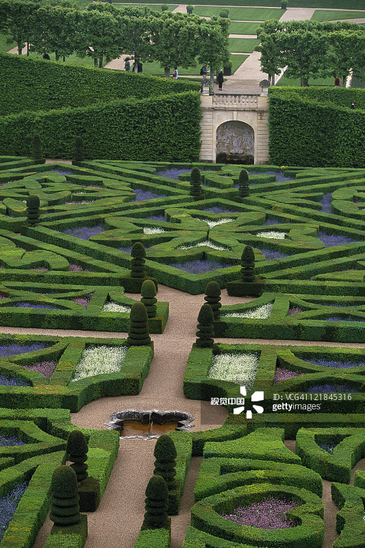 维朗德里城堡花园，法国图片素材