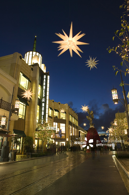 洛杉矶西好莱坞格罗夫购物中心图片素材