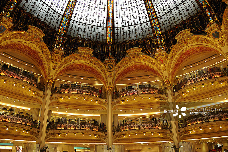 法国巴黎拉斐特画廊图片素材