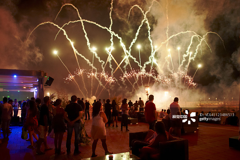 西班牙巴伦西亚的Movida图片素材