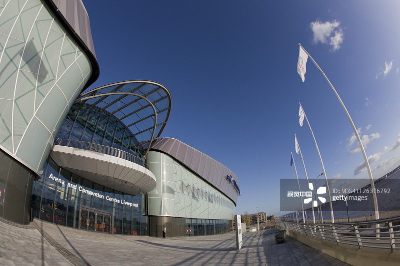 英国利物浦的回声竞技场图片素材