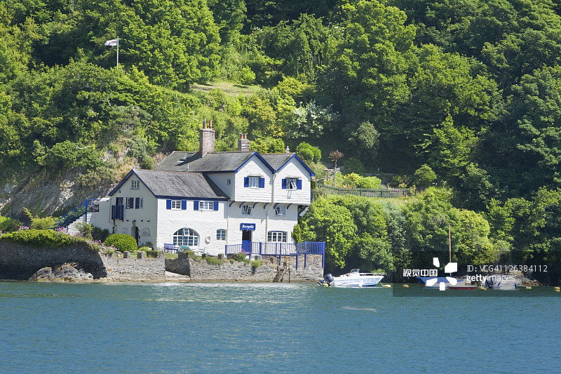 弗里斯赛德，达芙妮·杜穆里埃故居，博丁尼克，康沃尔，英国图片素材