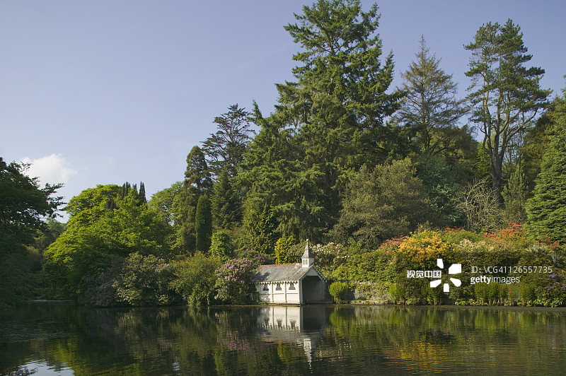 特雷瓦诺花园，英国康沃尔郡图片素材