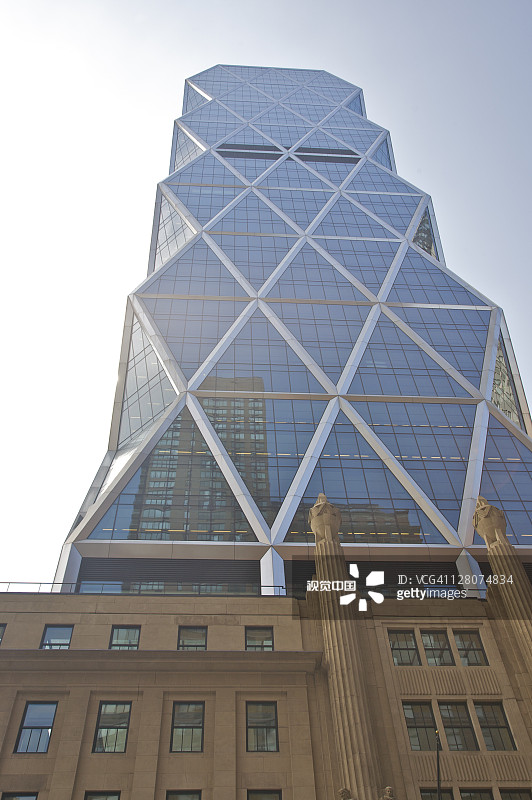 赫斯特杂志大楼外景，纽约第八大道951-969号图片素材