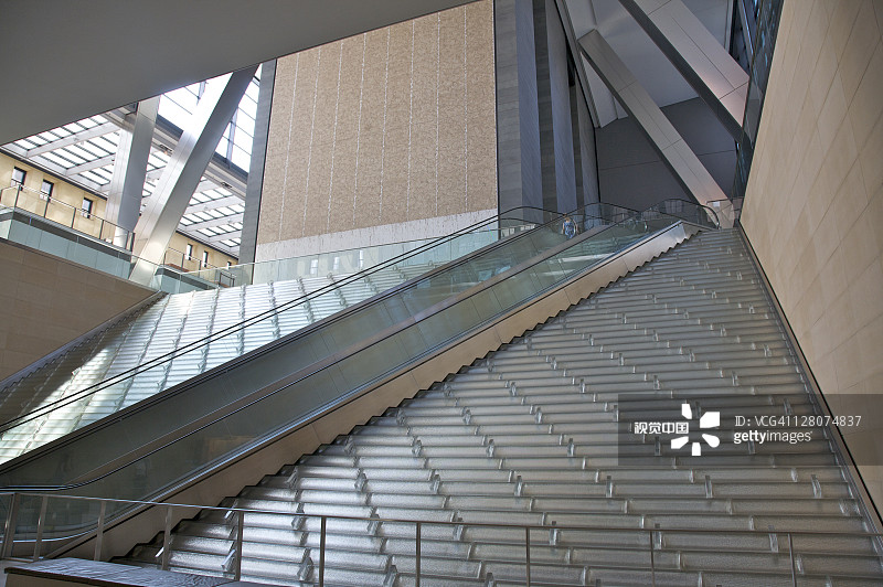 纽约赫斯特杂志大厦大厅内景图片素材