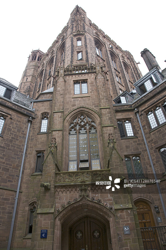 耶鲁大学宾厄姆大厅，康涅狄格州纽黑文图片素材