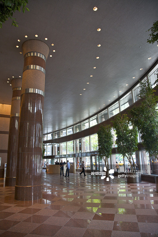 纽约第三大道885号大厅内景图片素材