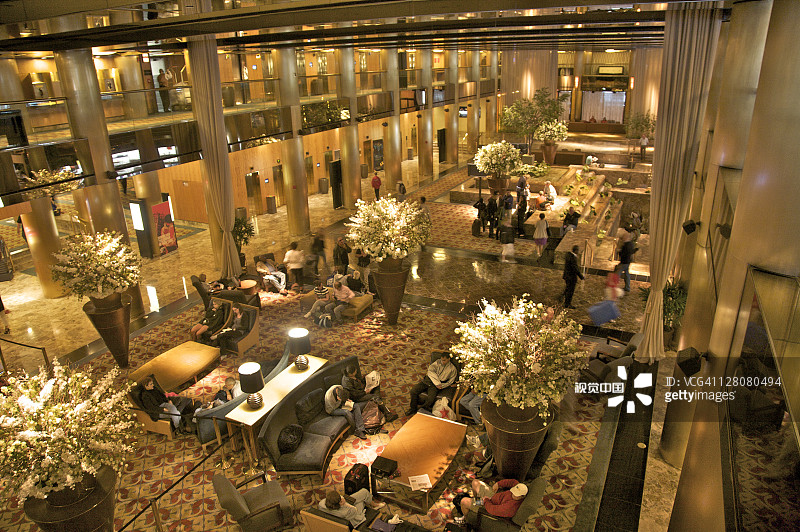纽约中城东凯悦酒店大厅图片素材