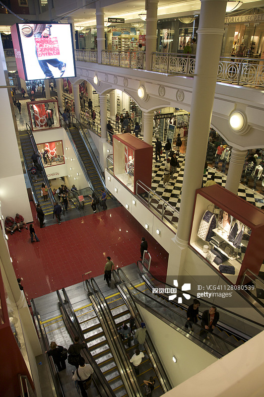 纽约先驱广场的曼哈顿购物中心图片素材